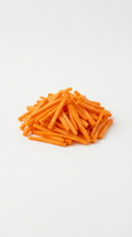 Julienned Carrots Ready to Cook