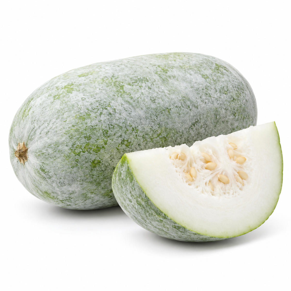 ಬೂದು ಕುಂಬಳಕಾಯಿ — Ash Gourd on a white background