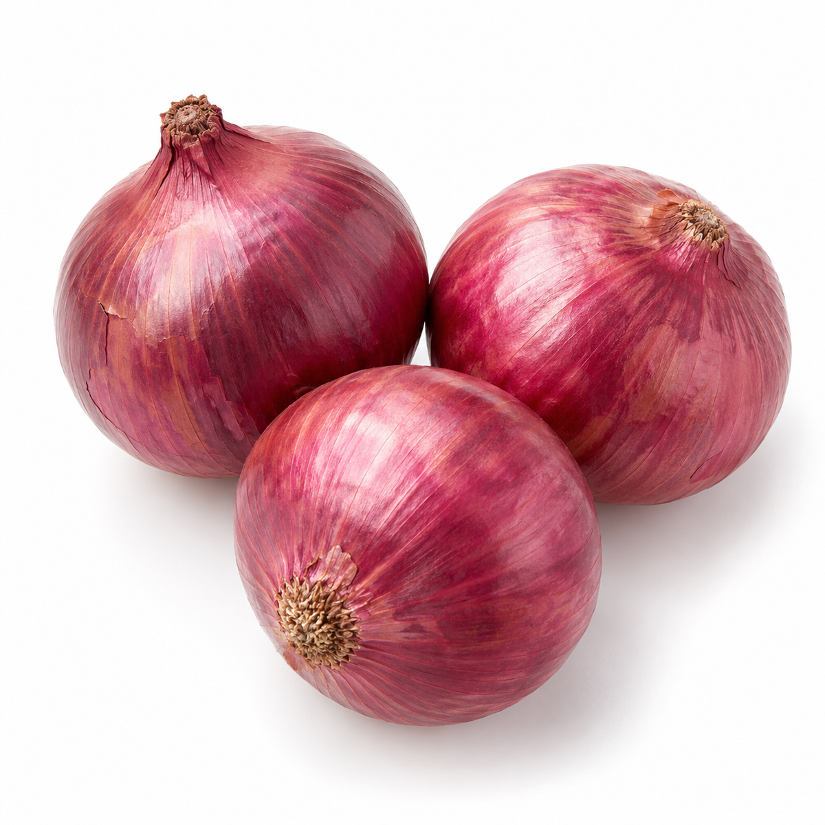 ಈರುಳ್ಳಿ — ಬಿಳಿ ಹಿನ್ನೆಲೆಯ AI ಉದಾಹರಣೆ ಚಿತ್ರ